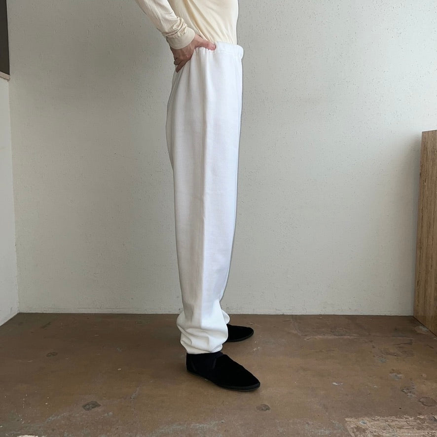 80s White Sweater Pants Made in USA