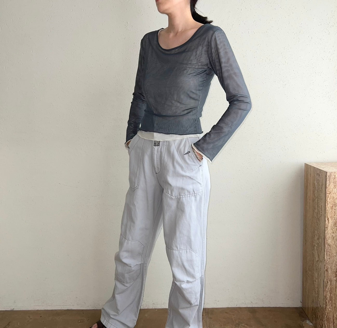 90s Sheer Top Made in Italy