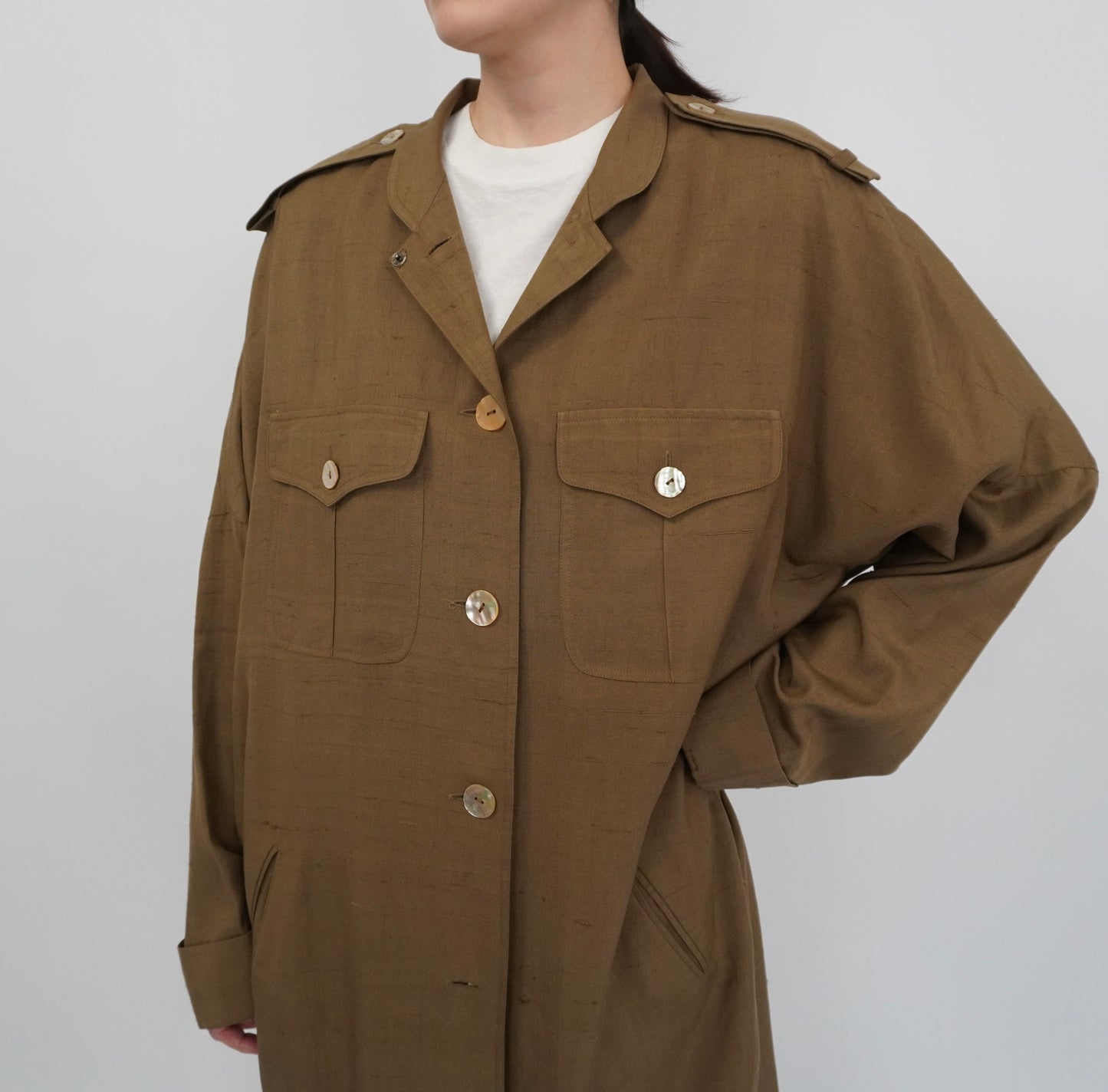 90s Design Silk Dress,Jacket