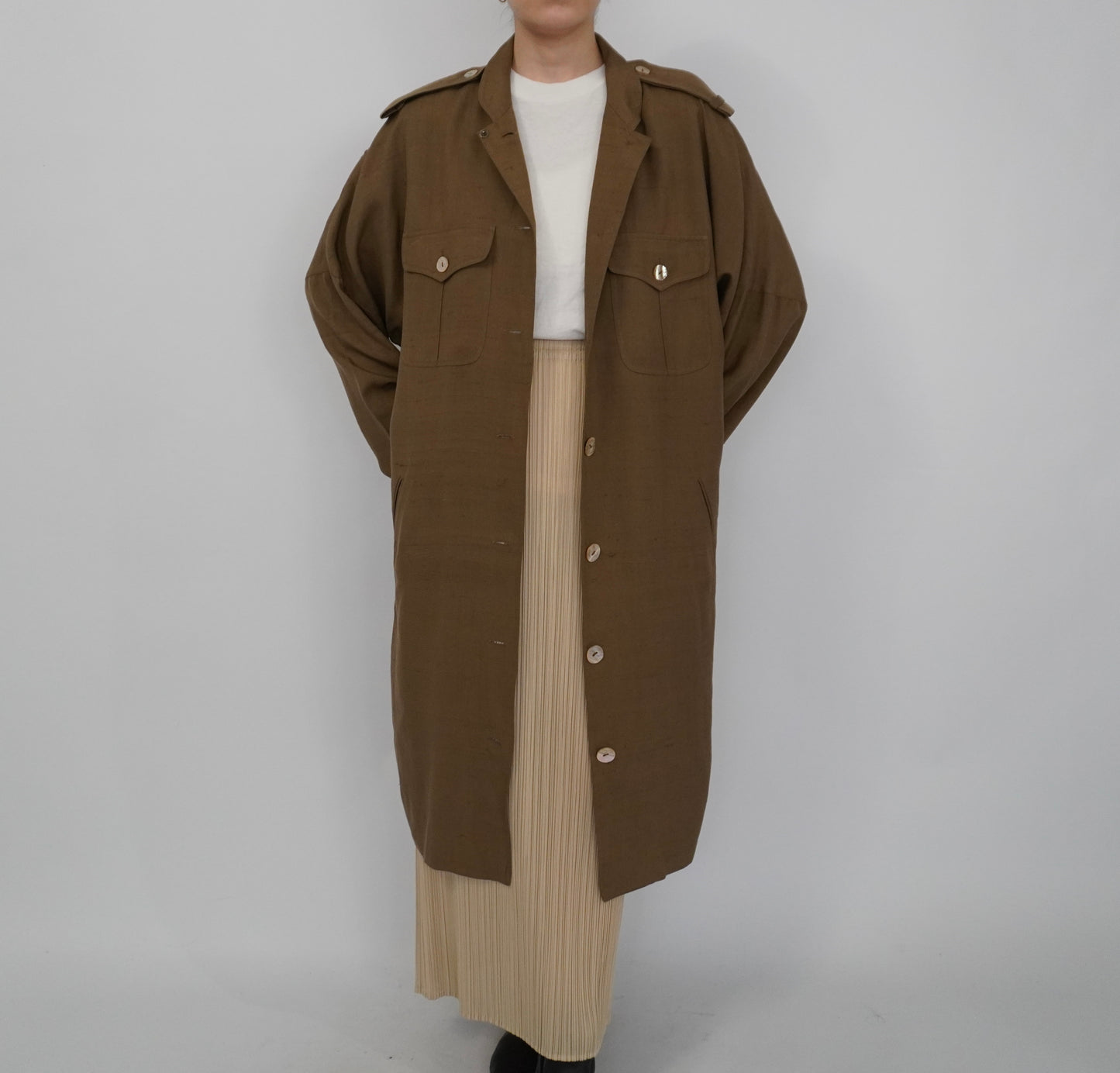 90s Design Silk Dress,Jacket