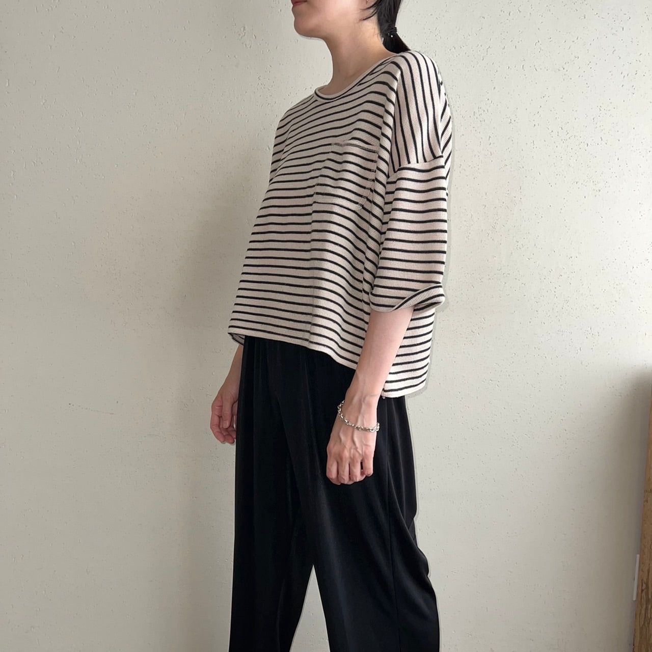 90s Striped Boxy Top
