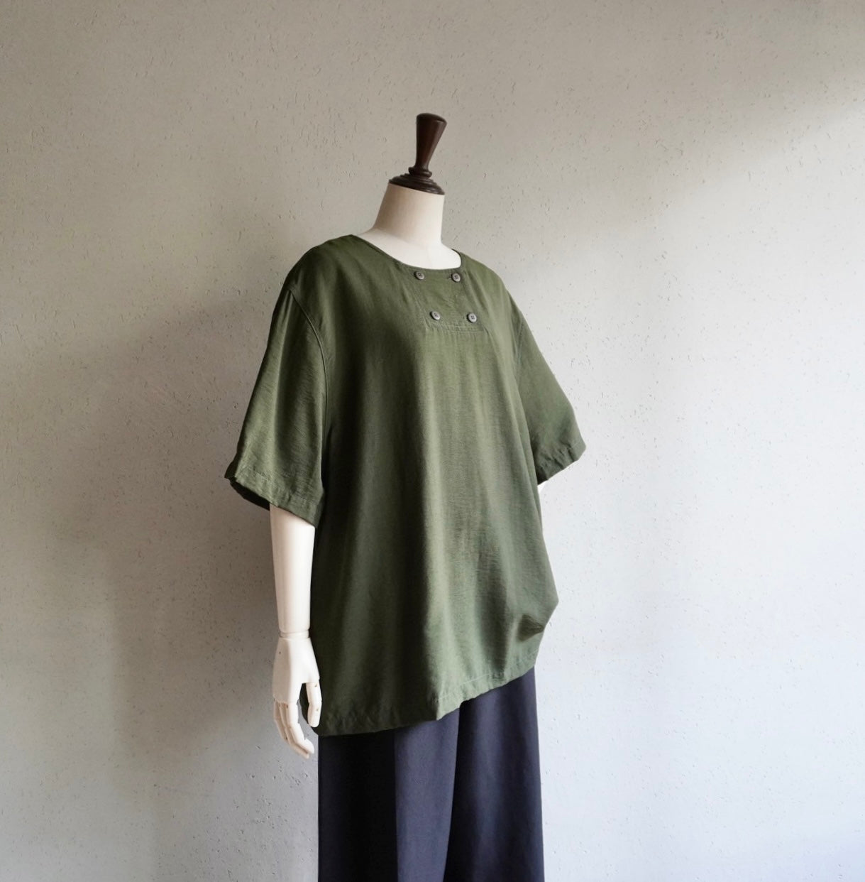 90s Khaki Blouse