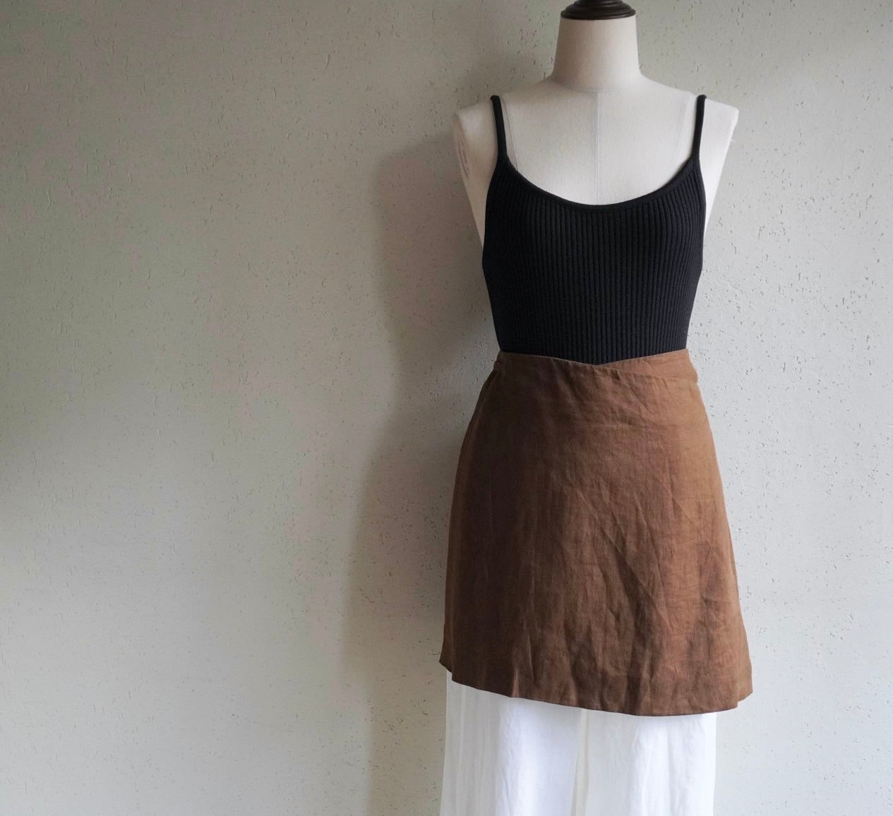 90s Wrap Apron,Skirt Made in ITALY