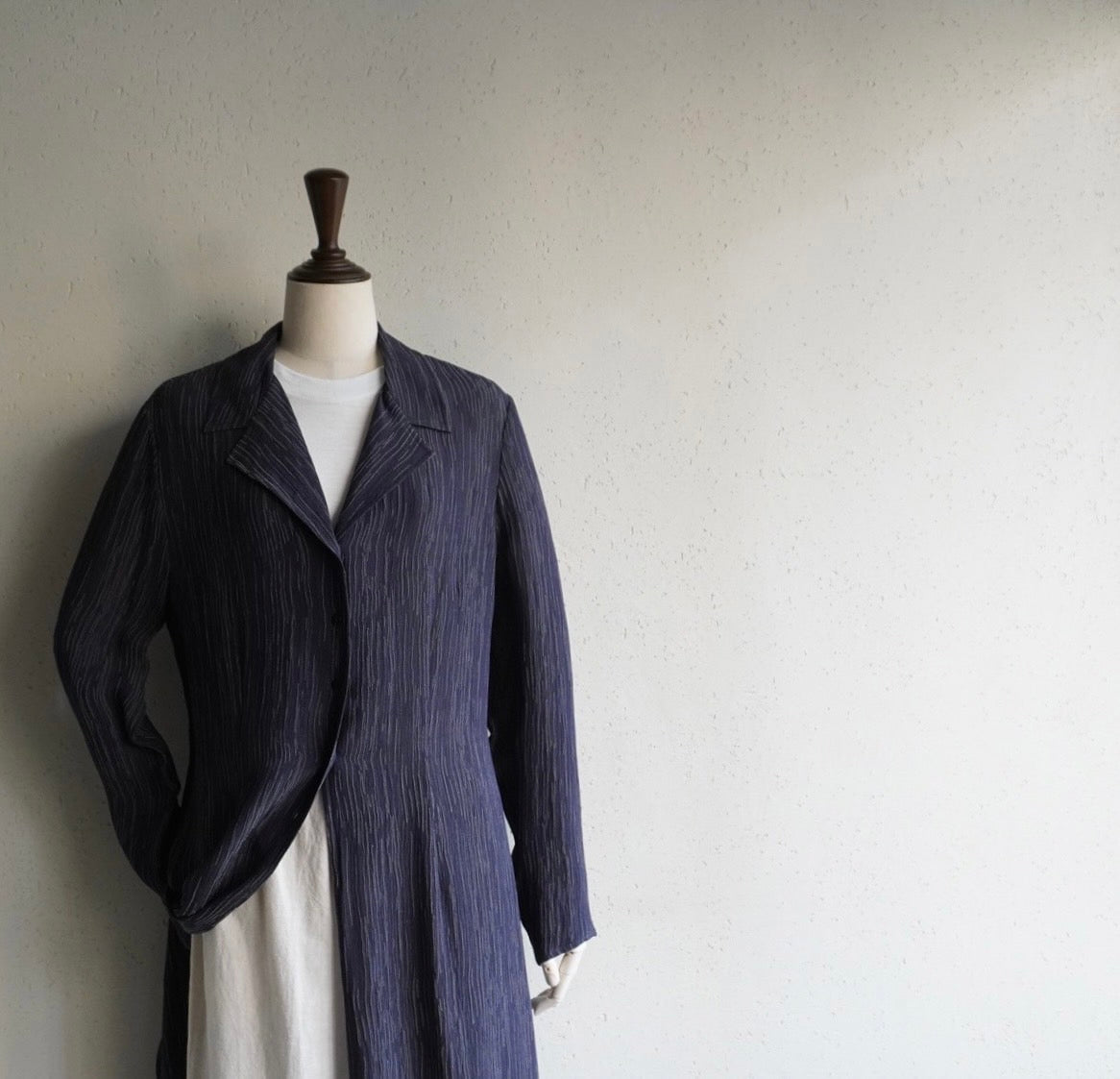 90s Silk Long Shirt