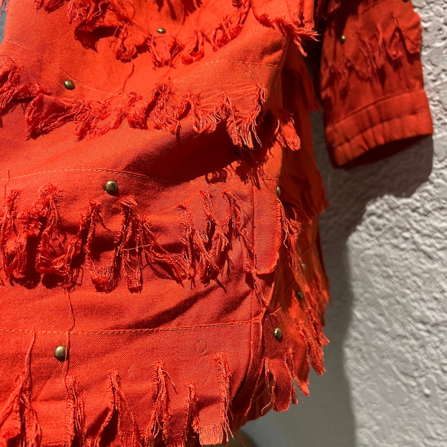 80s Rayon Fringe Jacket