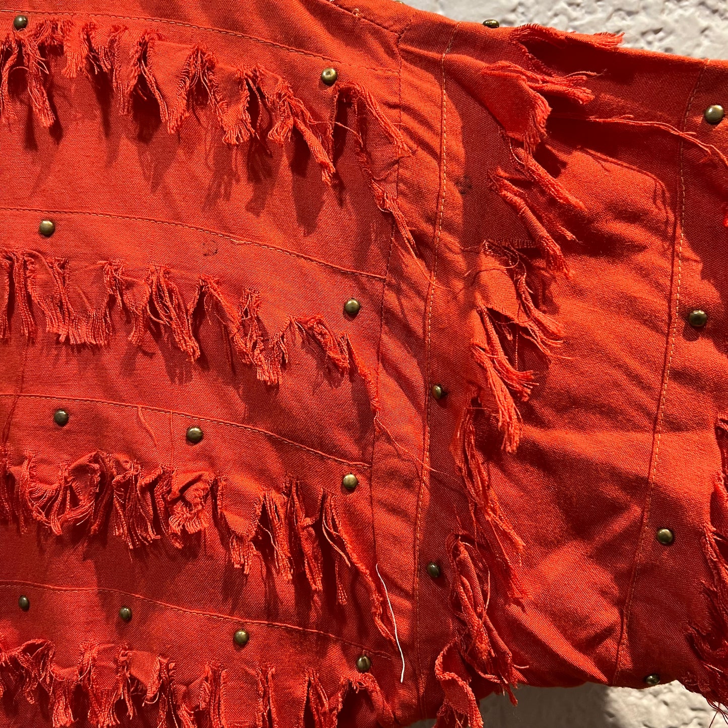 80s Rayon Fringe Jacket