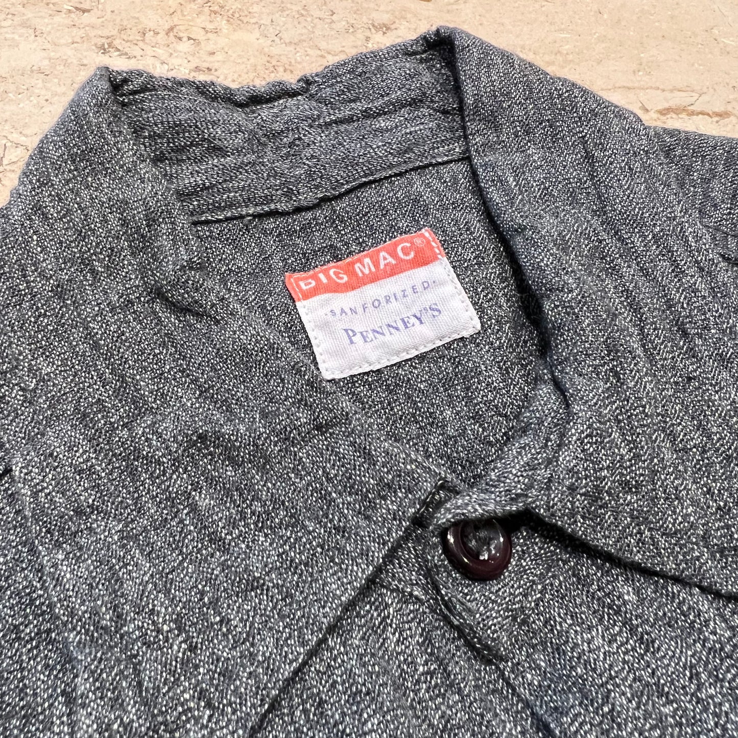 60s BIG MAC Penneys Black Chambray Shirt