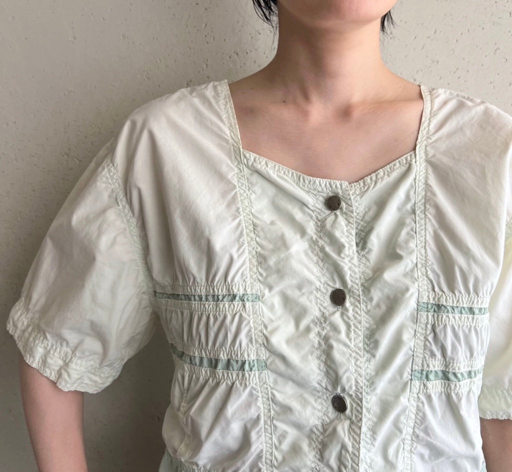 90s EURO Design Cotton Blouse