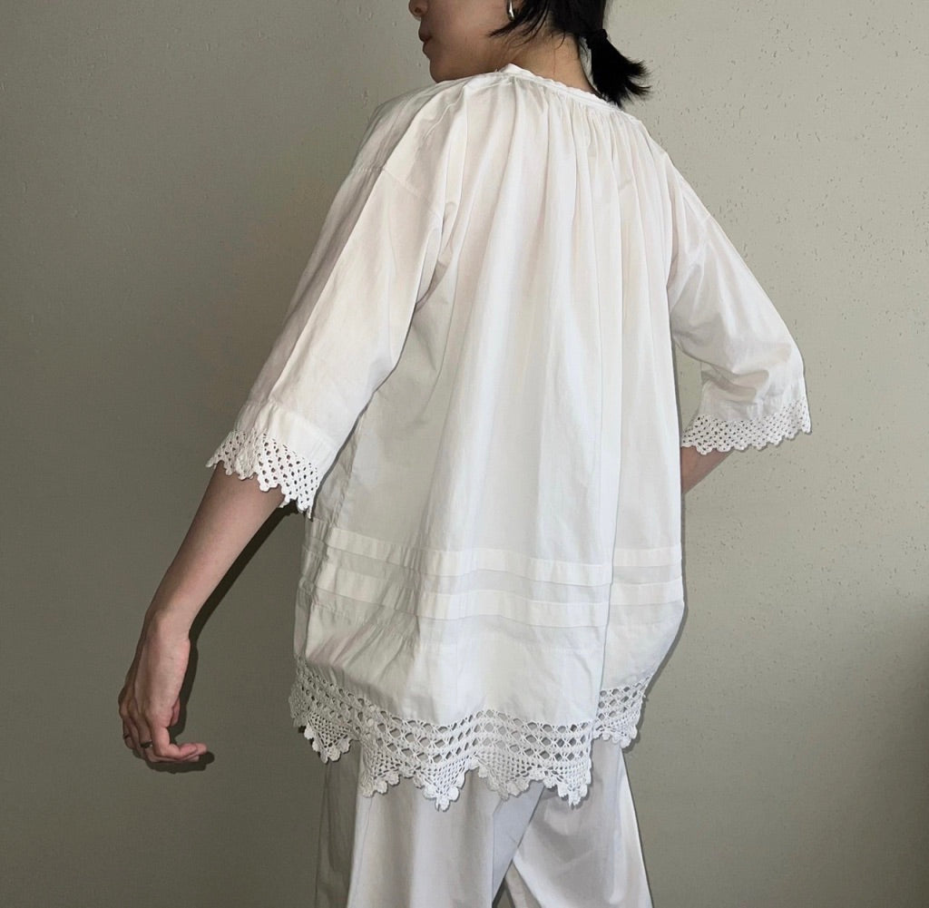 30,40s Smock Blouse