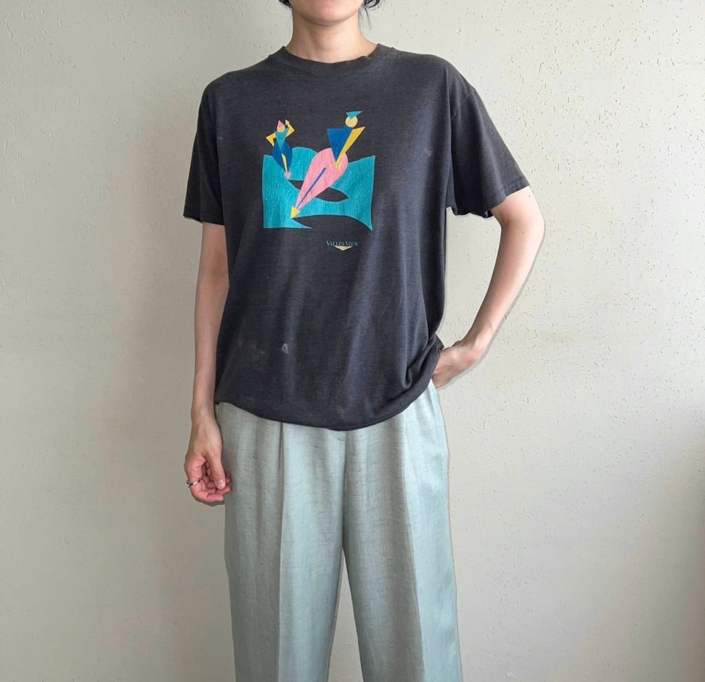 80s Printed T-shirt Made in USA