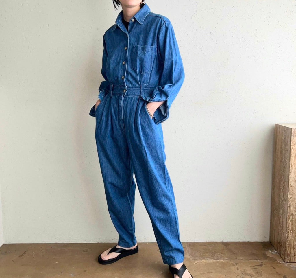 90s Denim Jumpsuit
