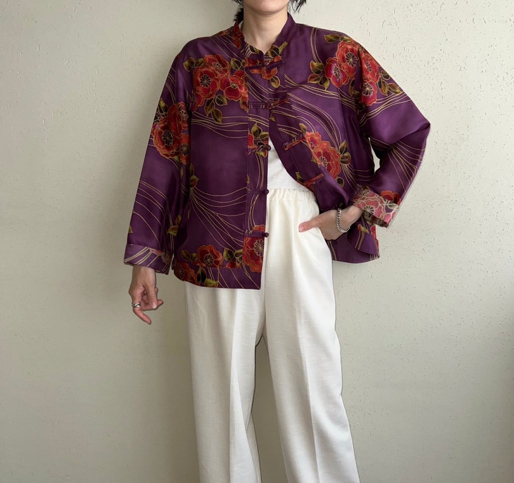 Asian Design Silk Blouse