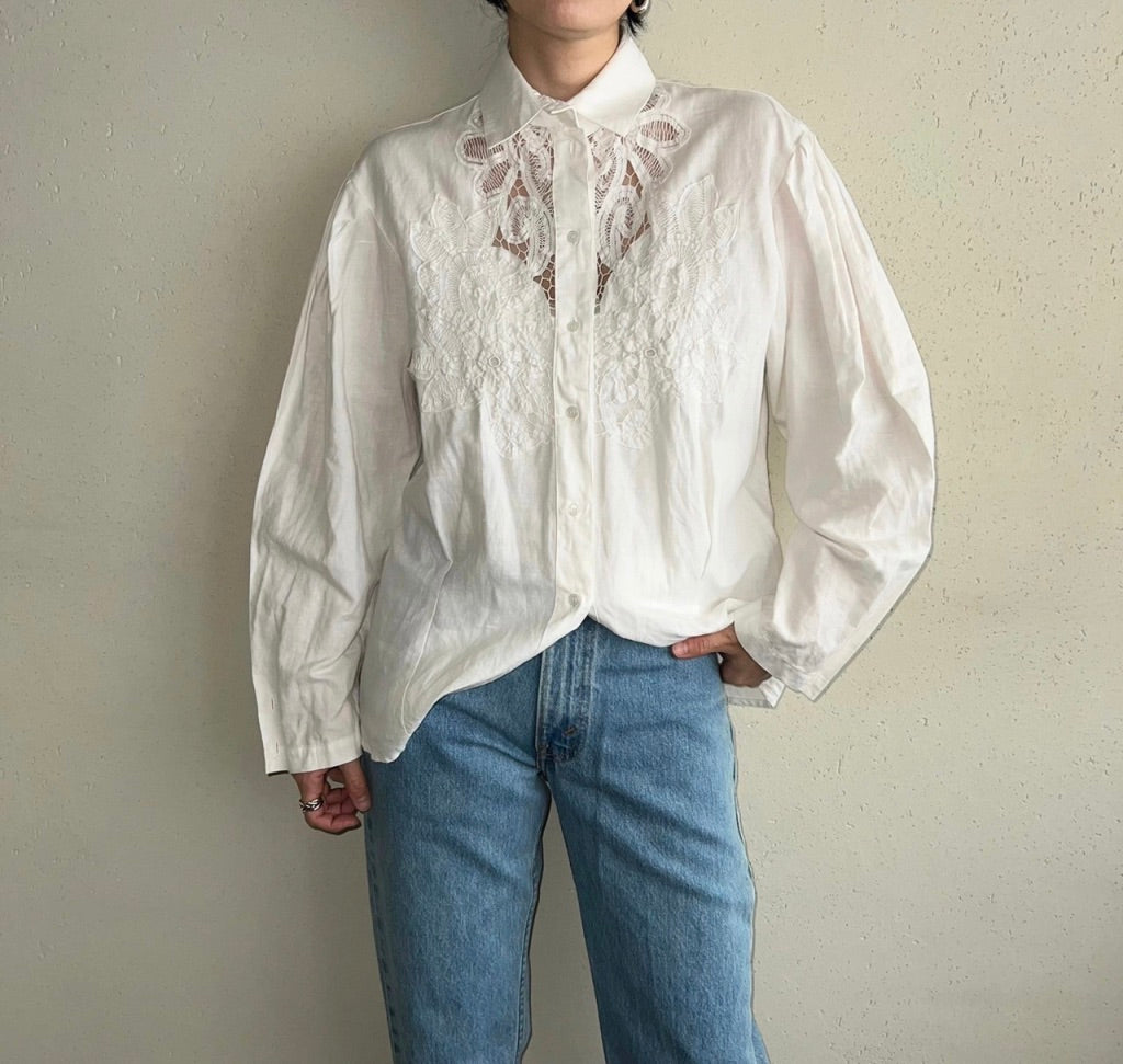 90s Lace Blouse