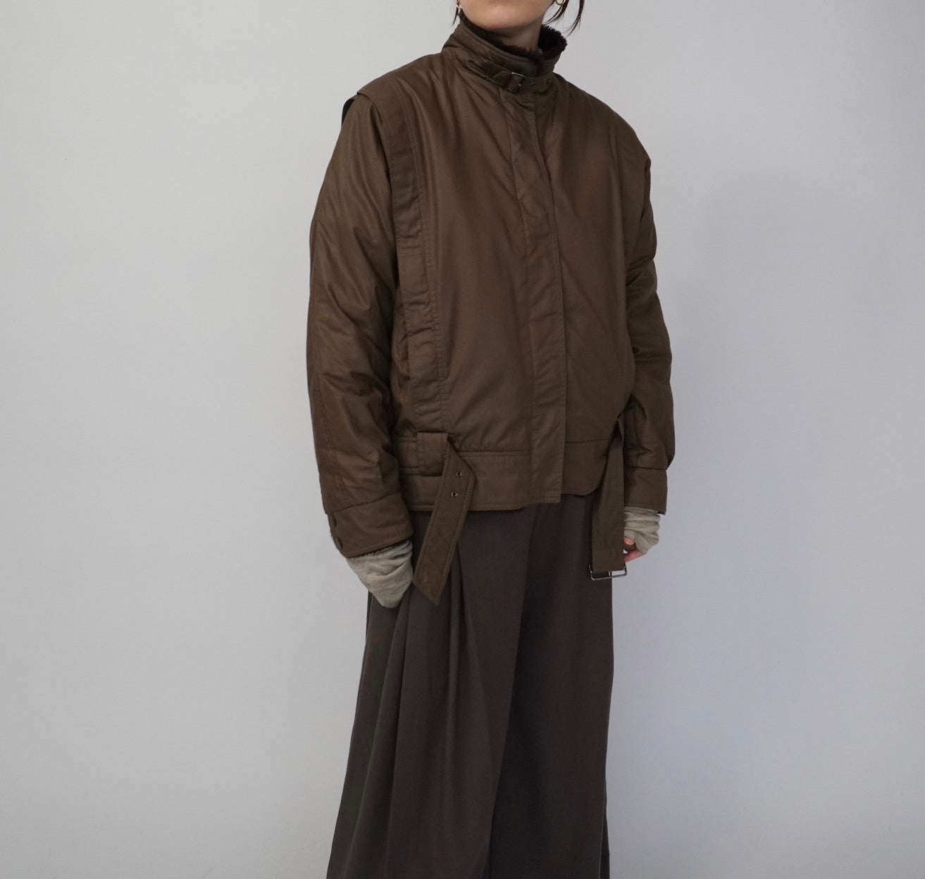80s EURO Belted Jacket