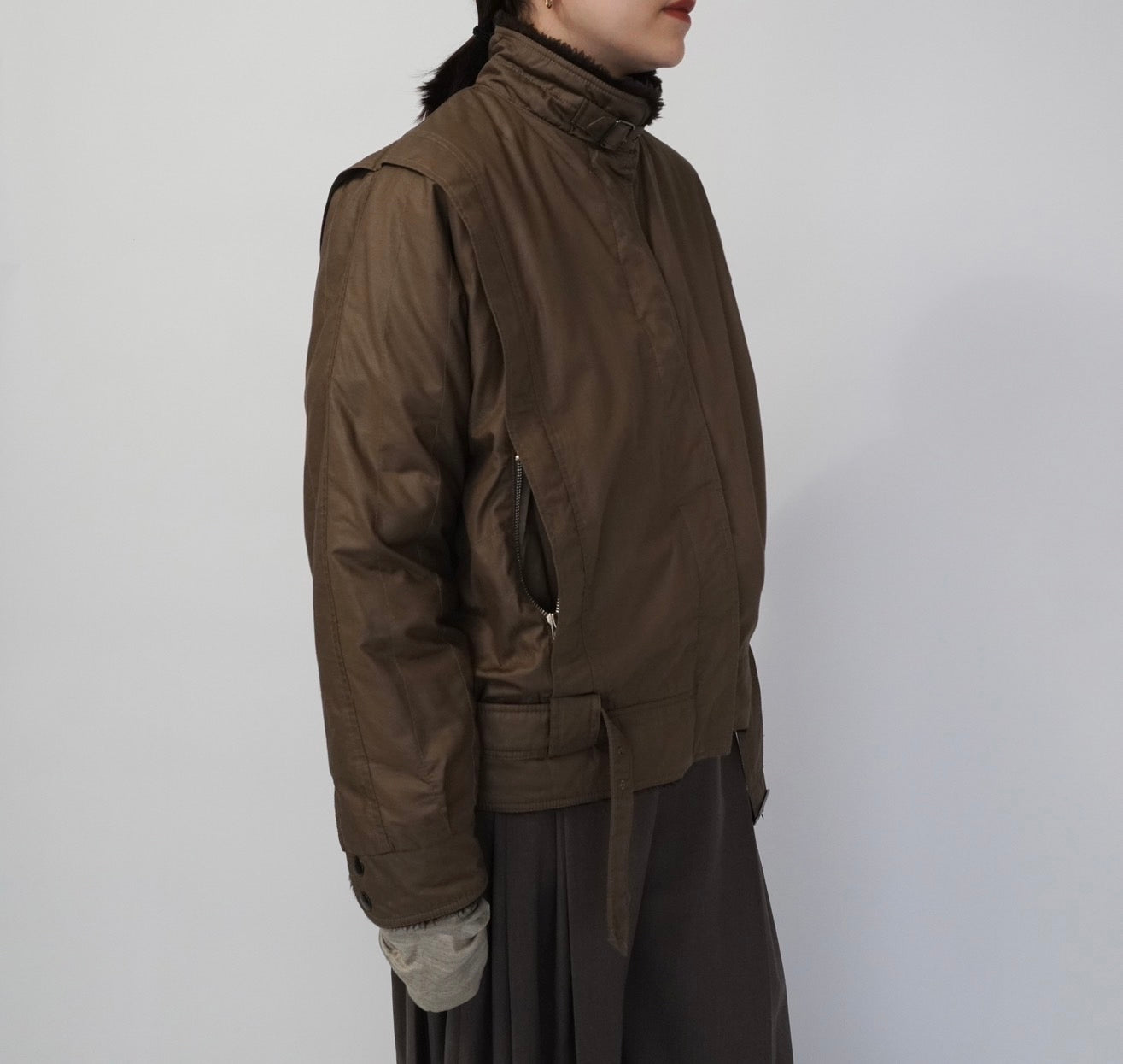 80s EURO Belted Jacket