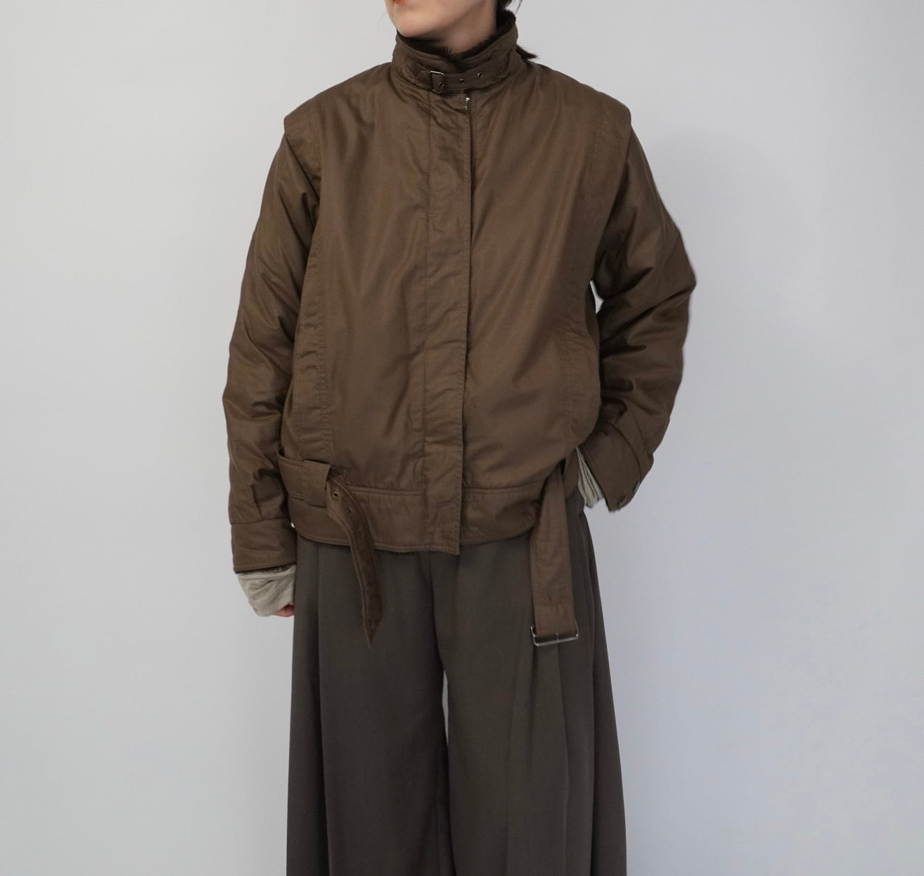 80s EURO Belted Jacket