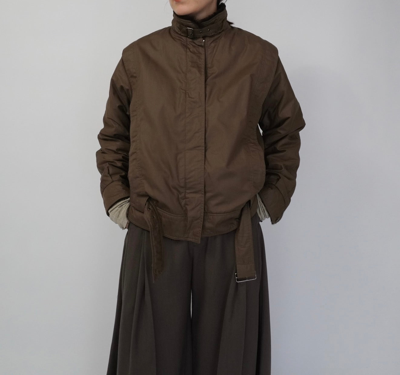 80s EURO Belted Jacket