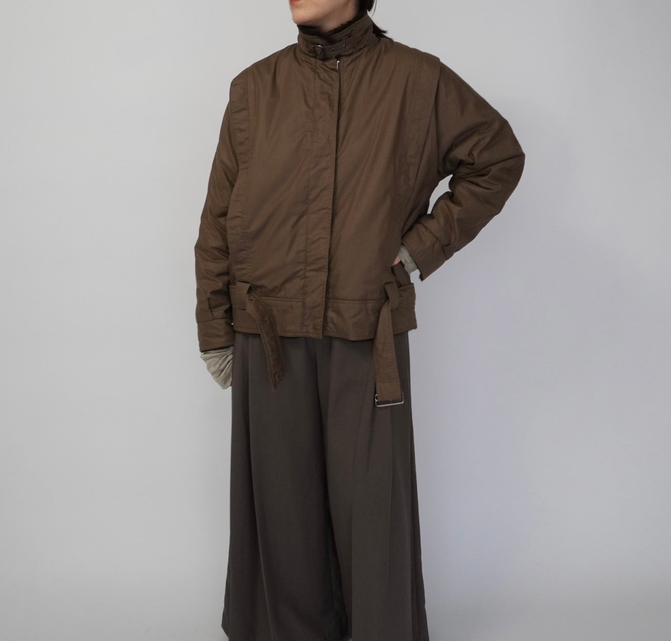 80s EURO Belted Jacket
