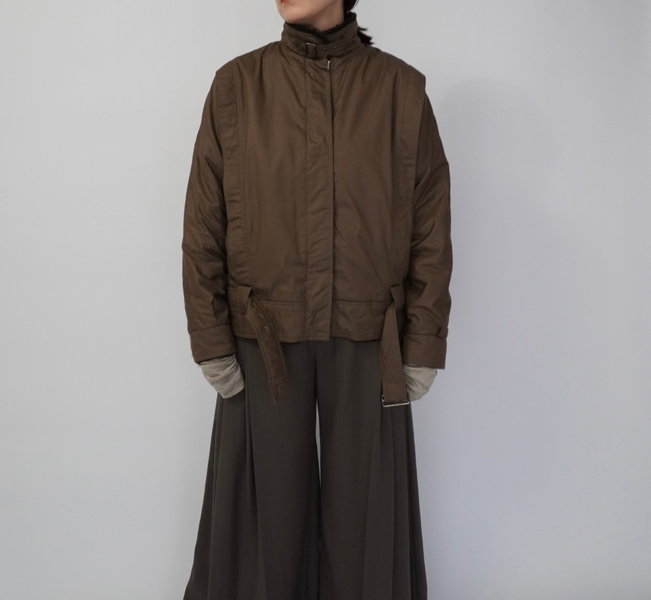 80s EURO Belted Jacket