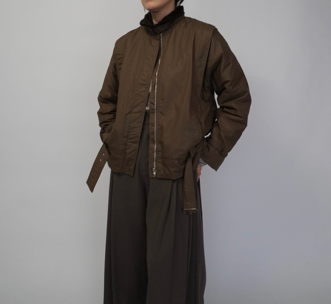 80s EURO Belted Jacket