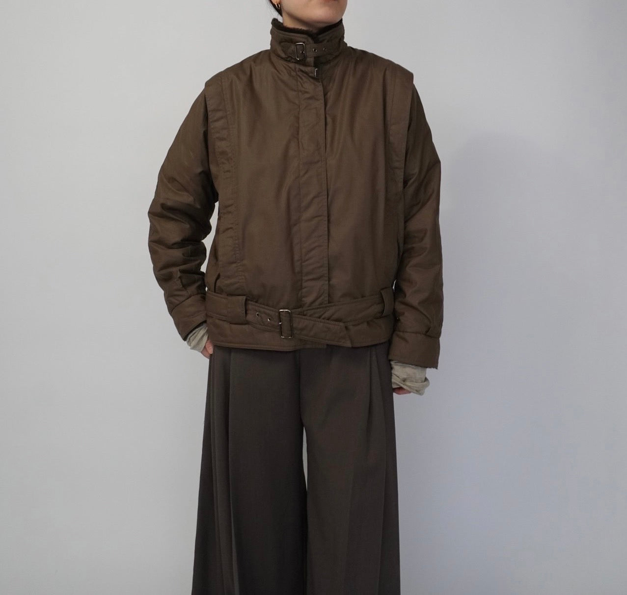 80s EURO Belted Jacket