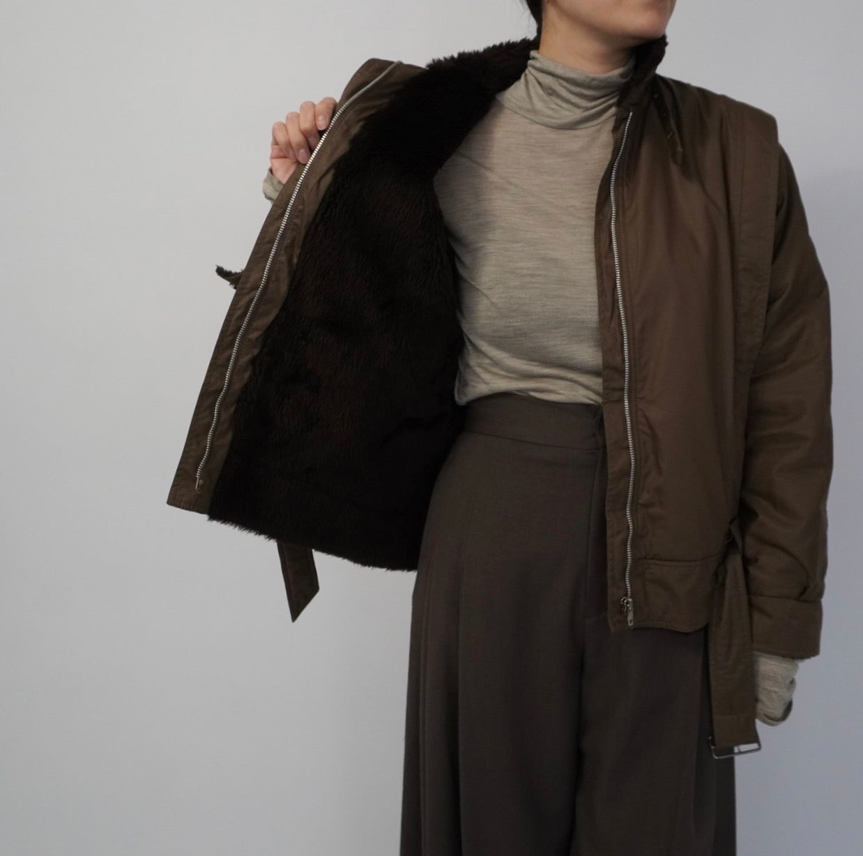 80s EURO Belted Jacket