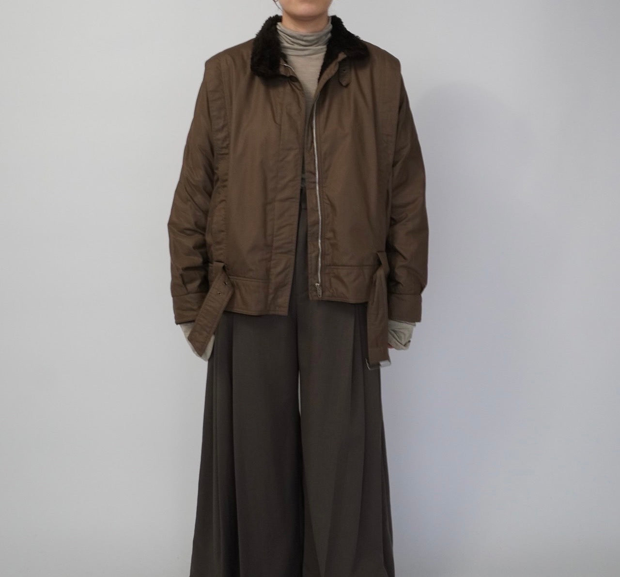 80s EURO Belted Jacket
