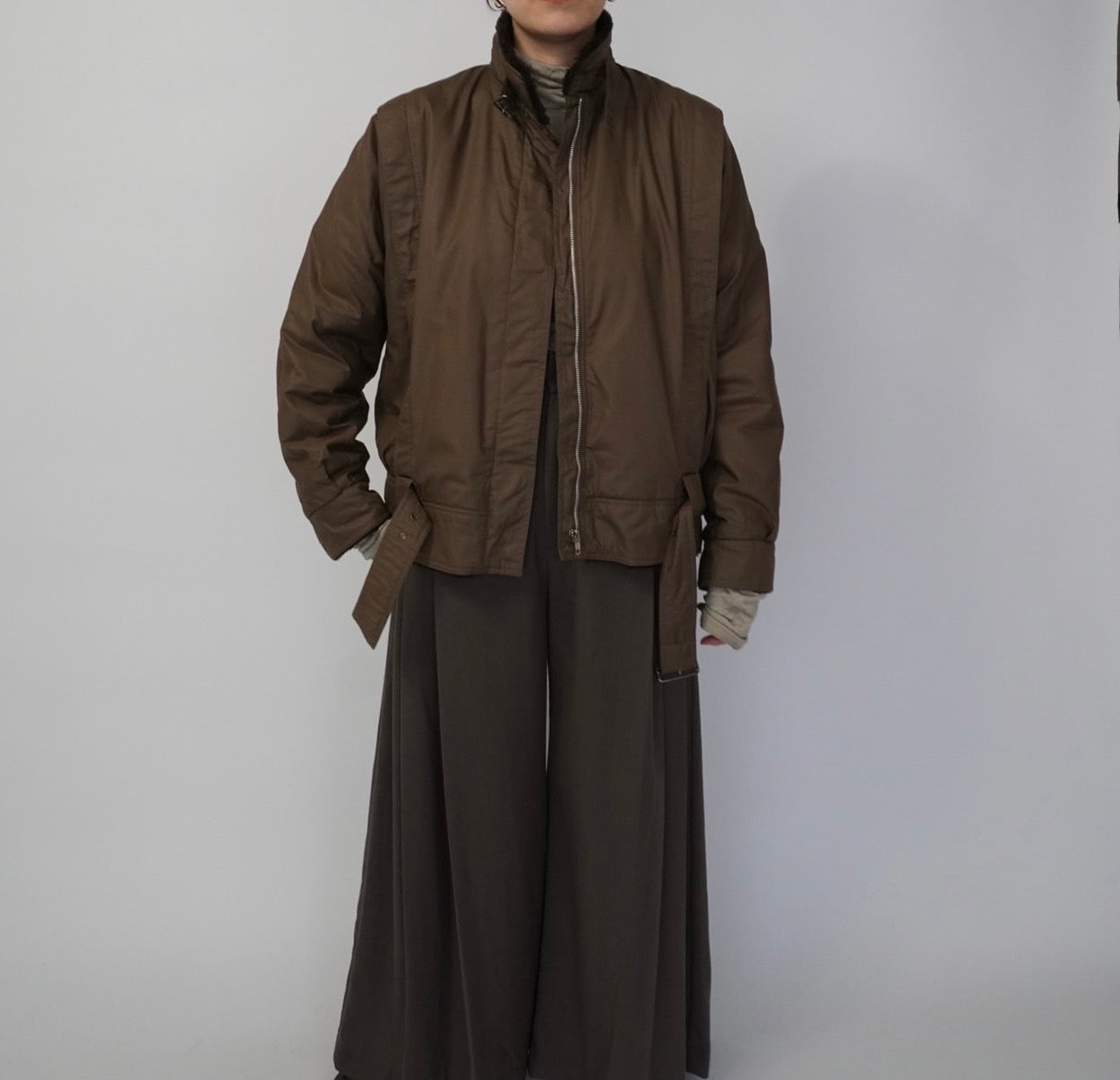 80s EURO Belted Jacket