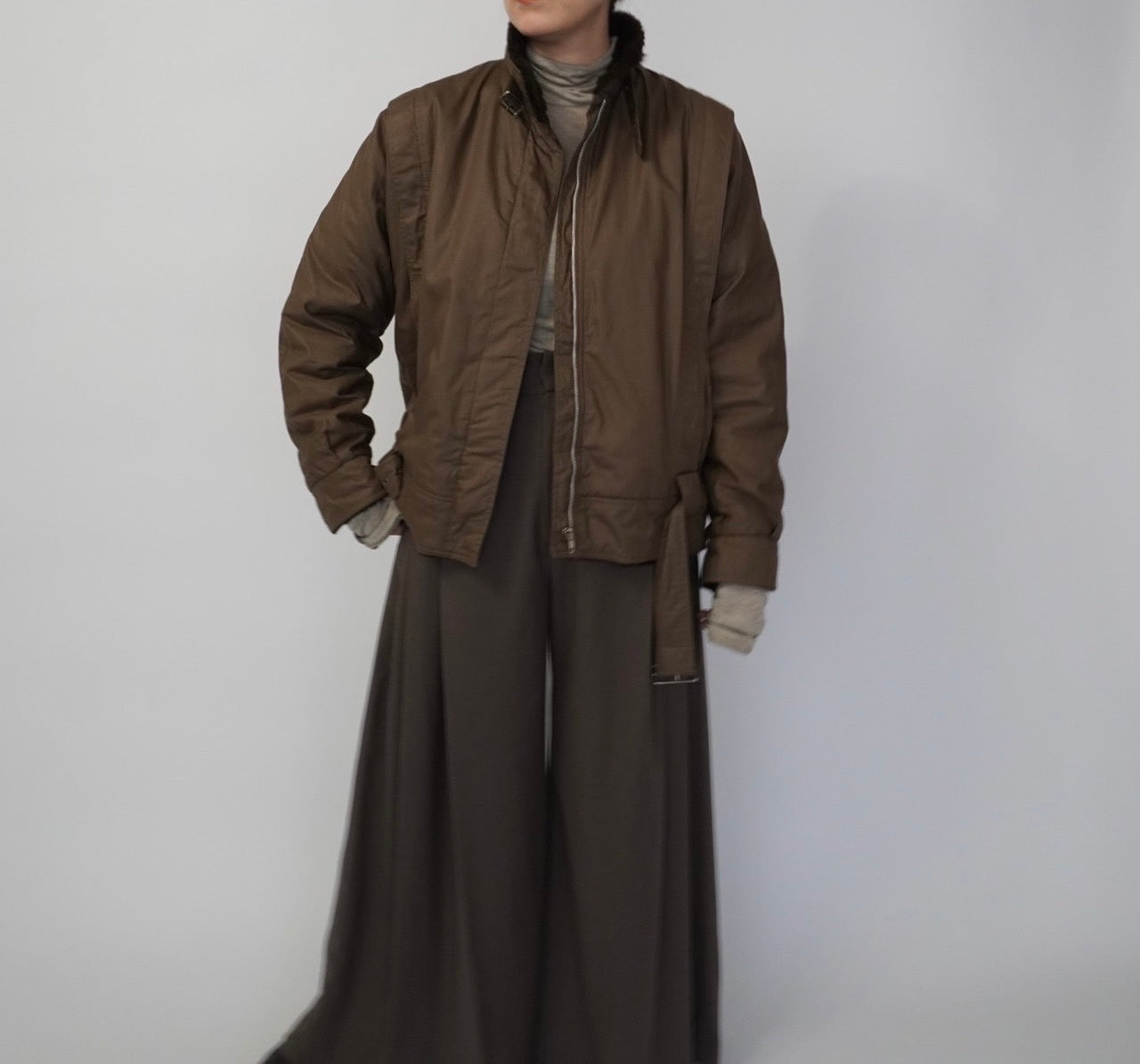 80s EURO Belted Jacket