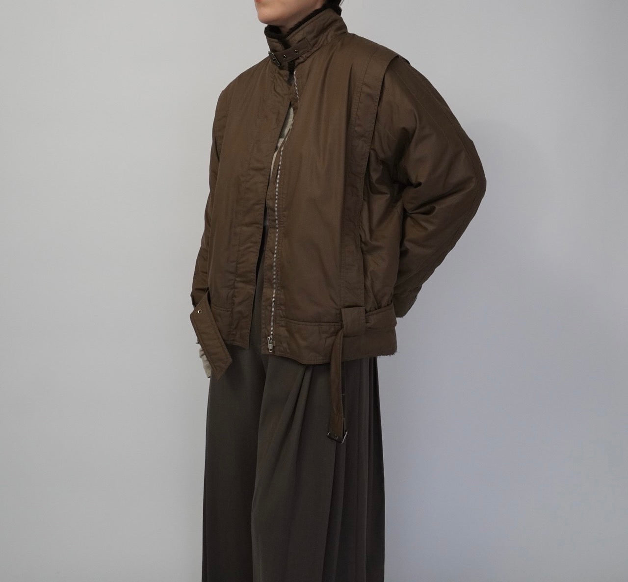 80s EURO Belted Jacket