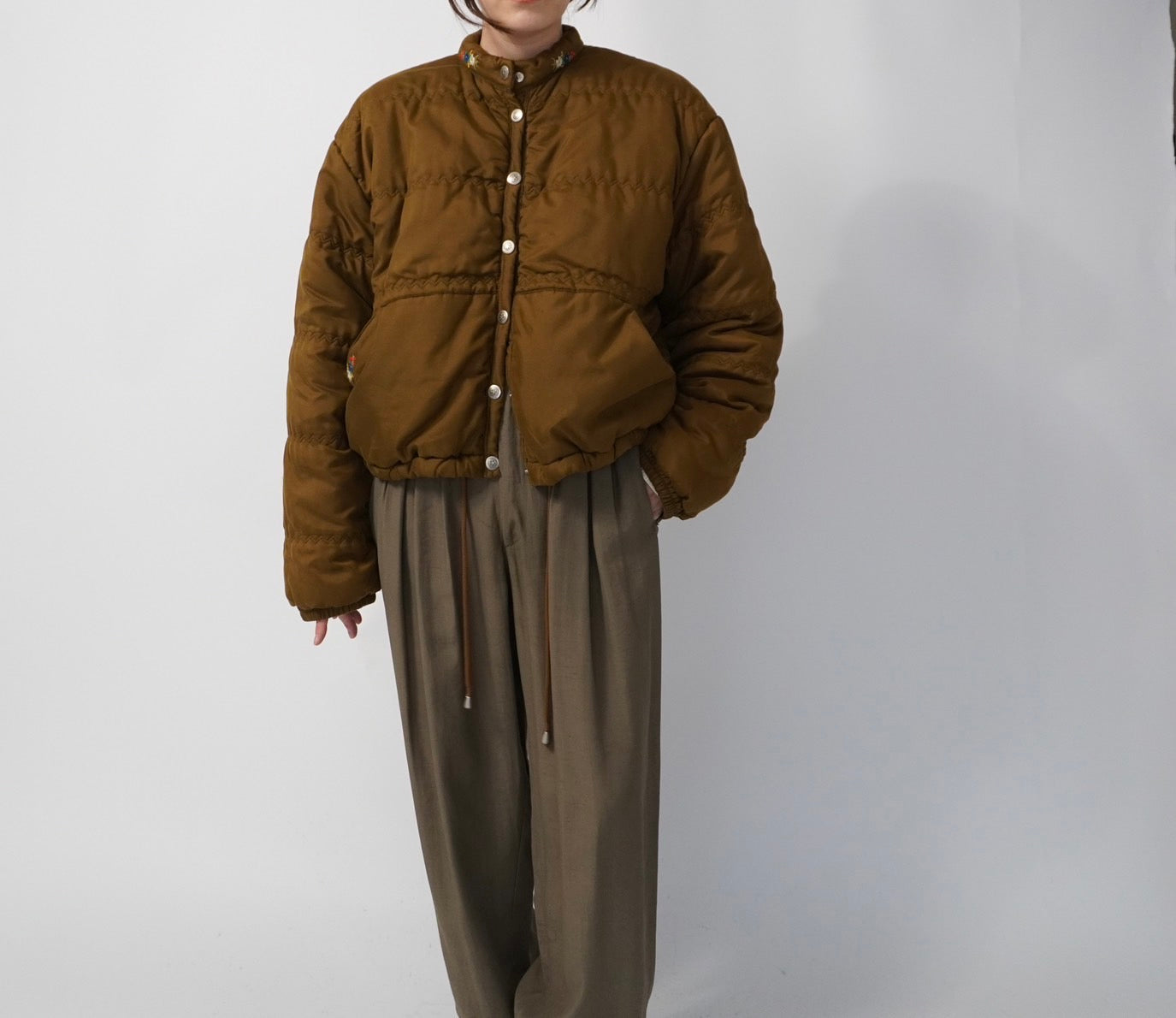 90s Embroidery Jacket Made in Italy