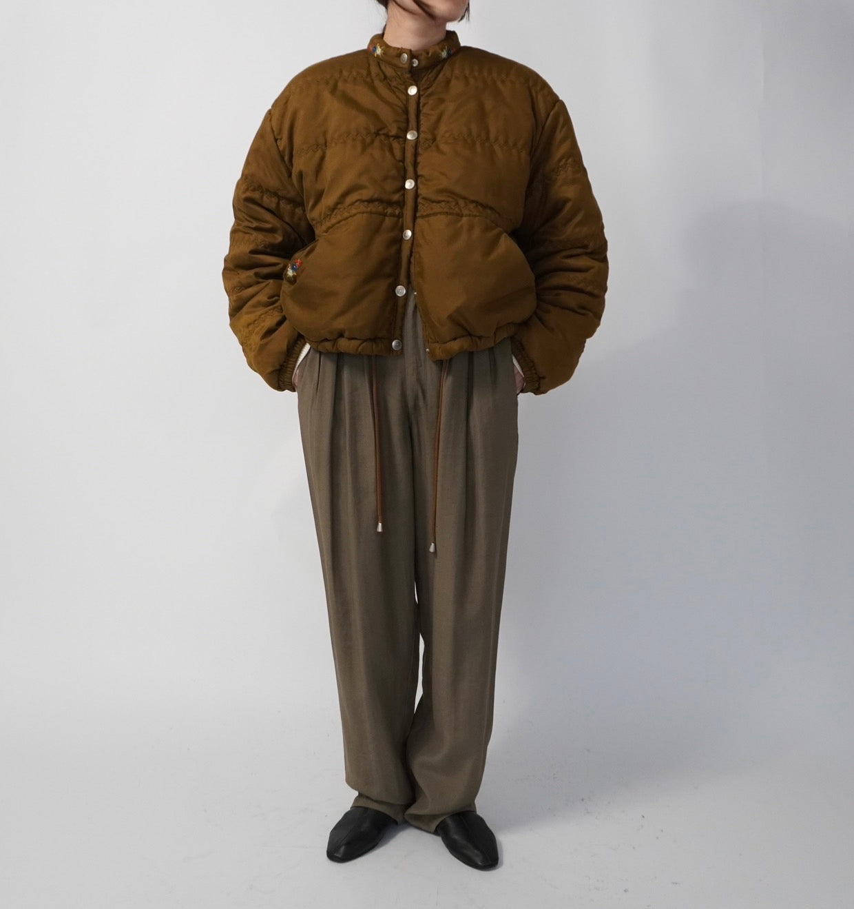 90s Embroidery Jacket Made in Italy