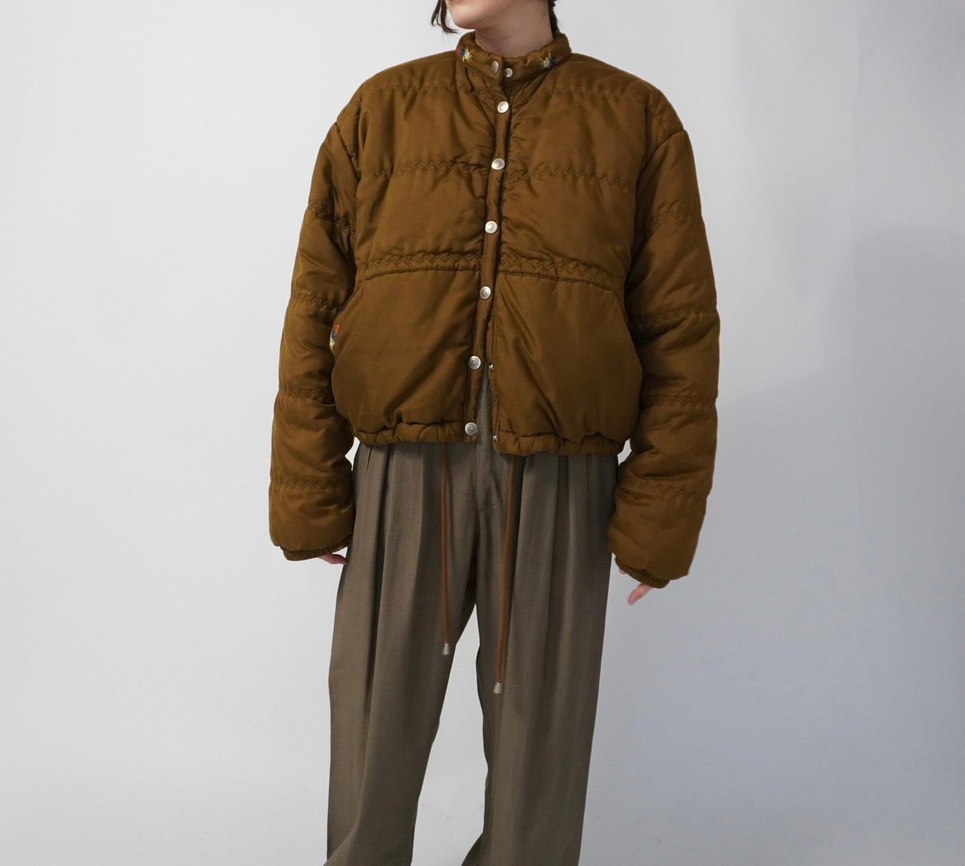 90s Embroidery Jacket Made in Italy