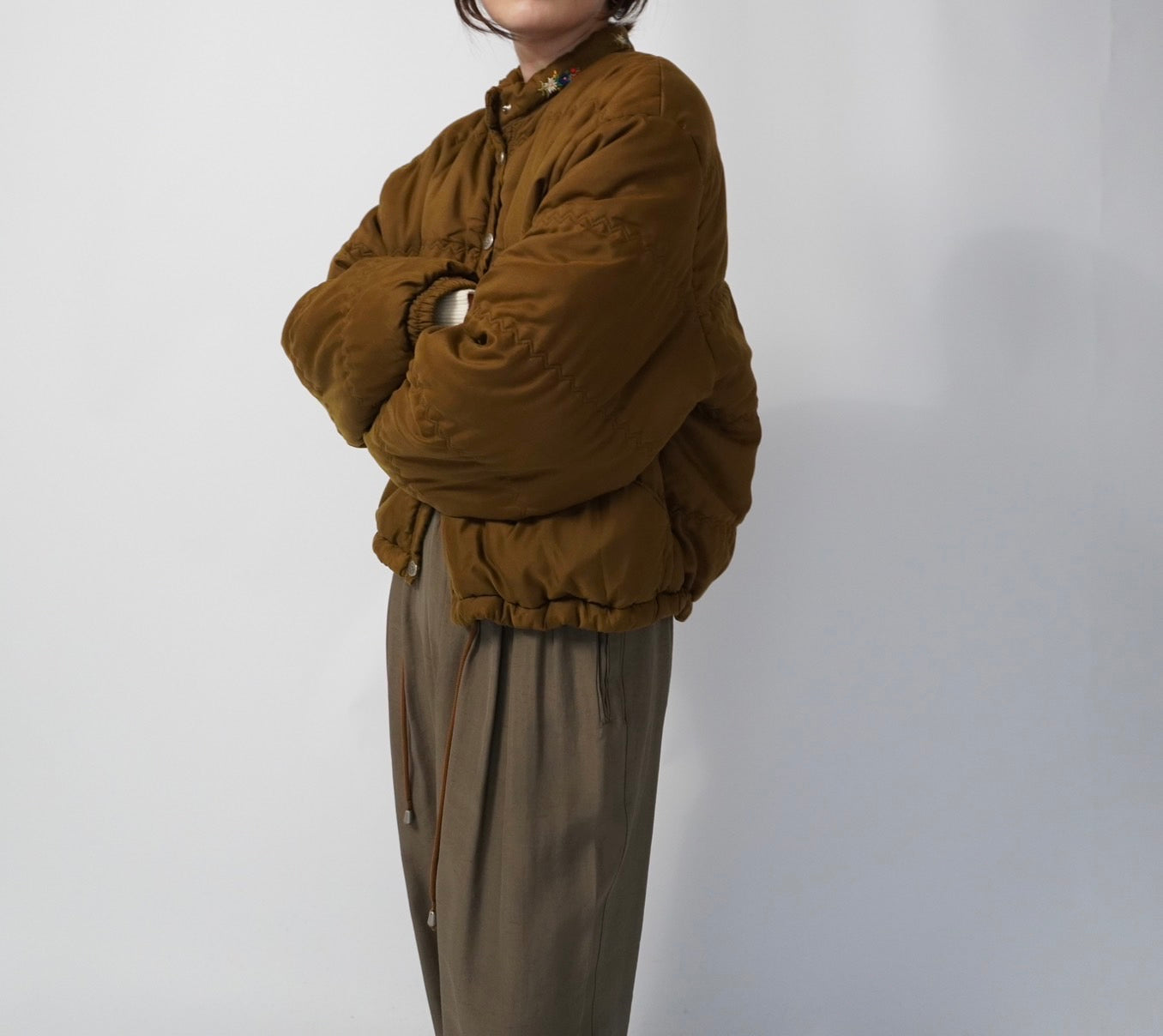 90s Embroidery Jacket Made in Italy