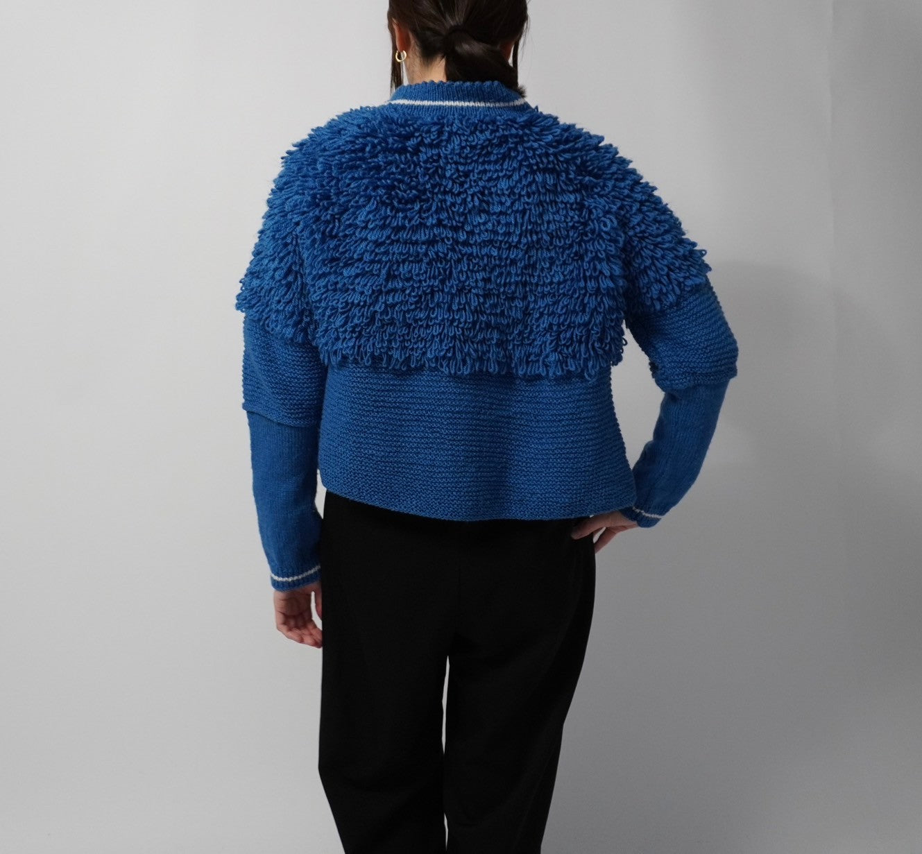 80s Design Knit Jacket,Cardigan