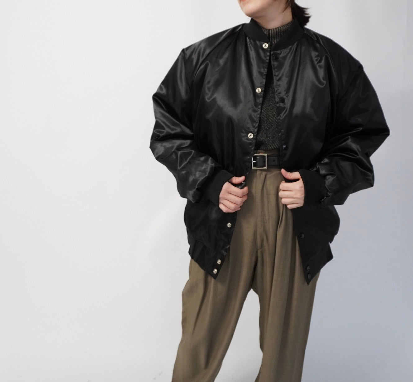 90s Black Jacket Made in USA