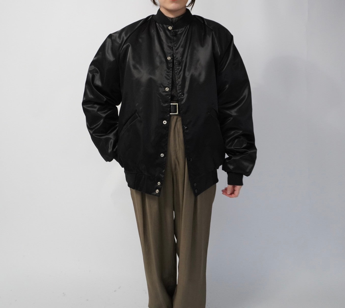90s Black Jacket Made in USA