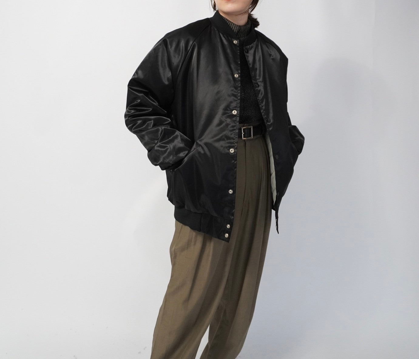 90s Black Jacket Made in USA