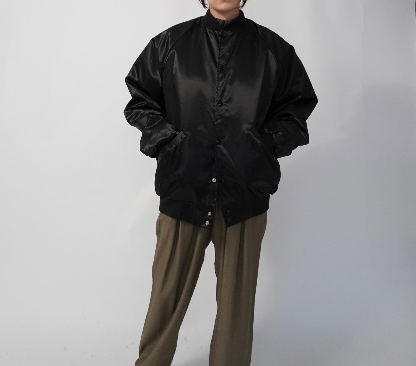 90s Black Jacket Made in USA