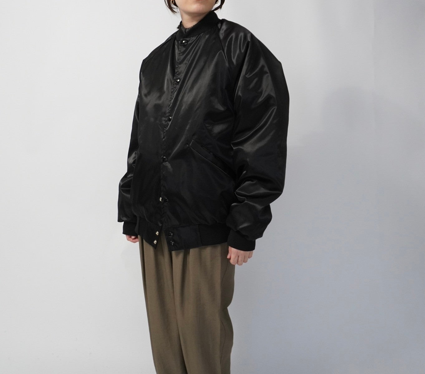 90s Black Jacket Made in USA
