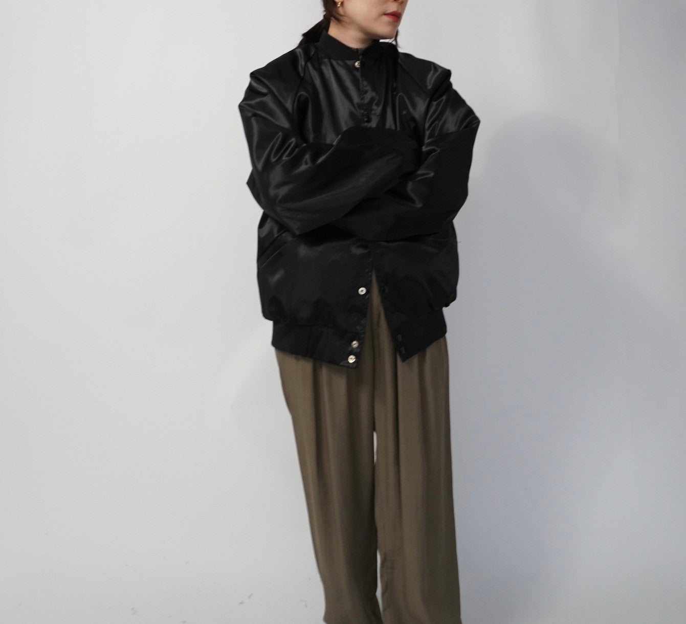 90s Black Jacket Made in USA