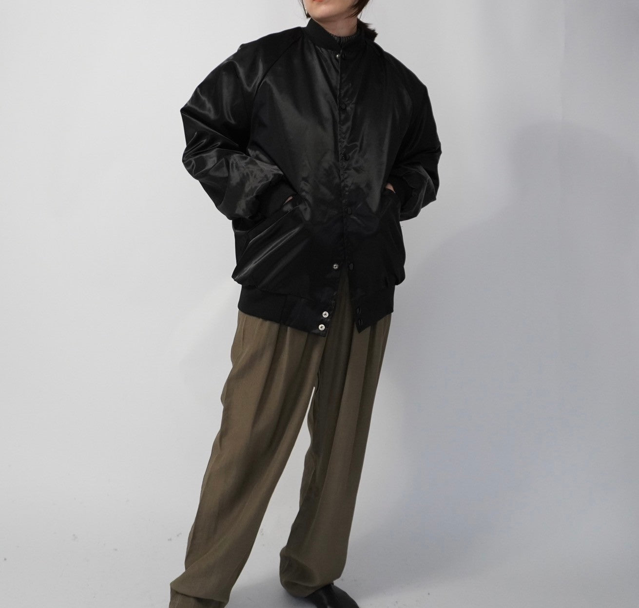 90s Black Jacket Made in USA