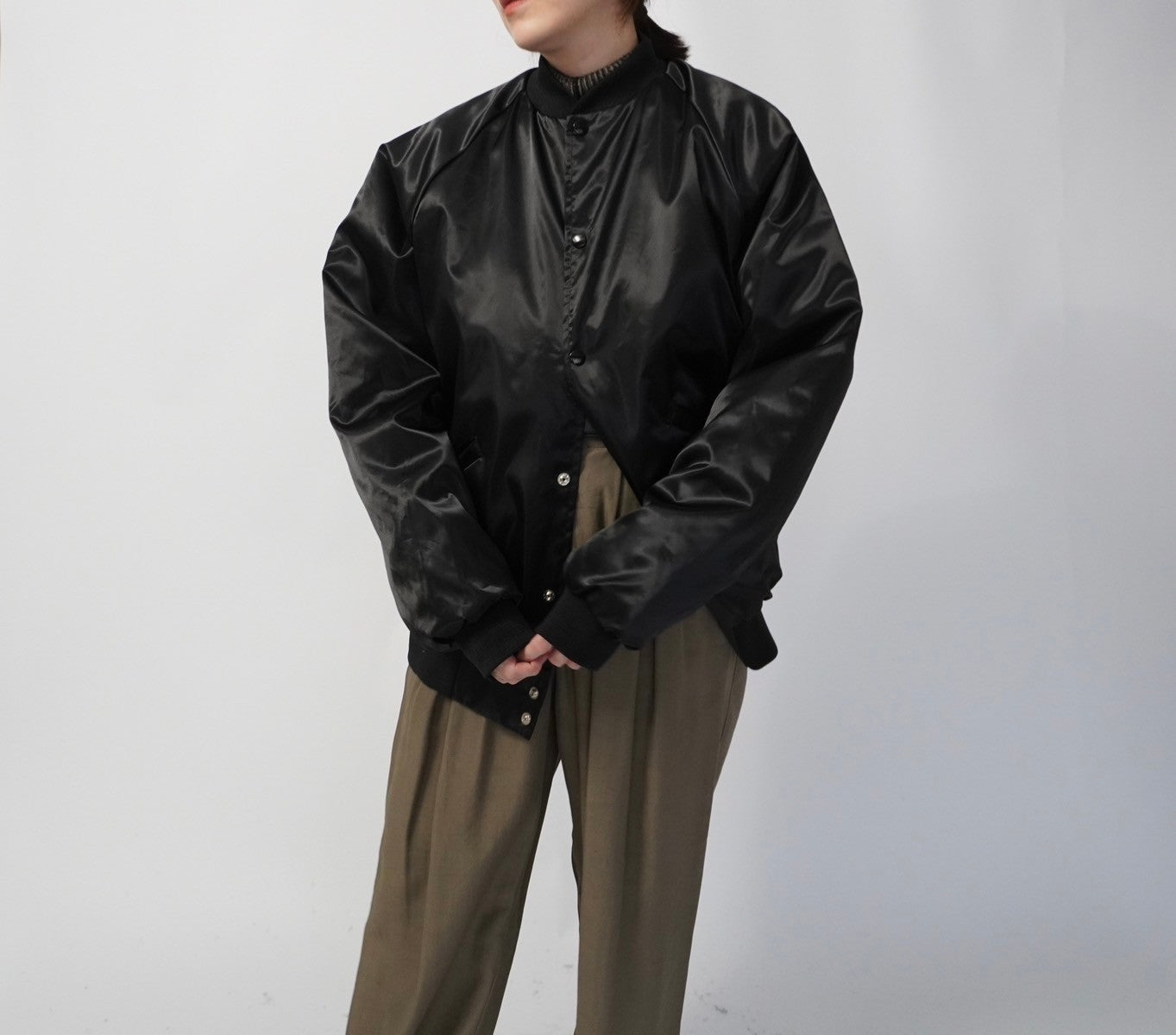 90s Black Jacket Made in USA