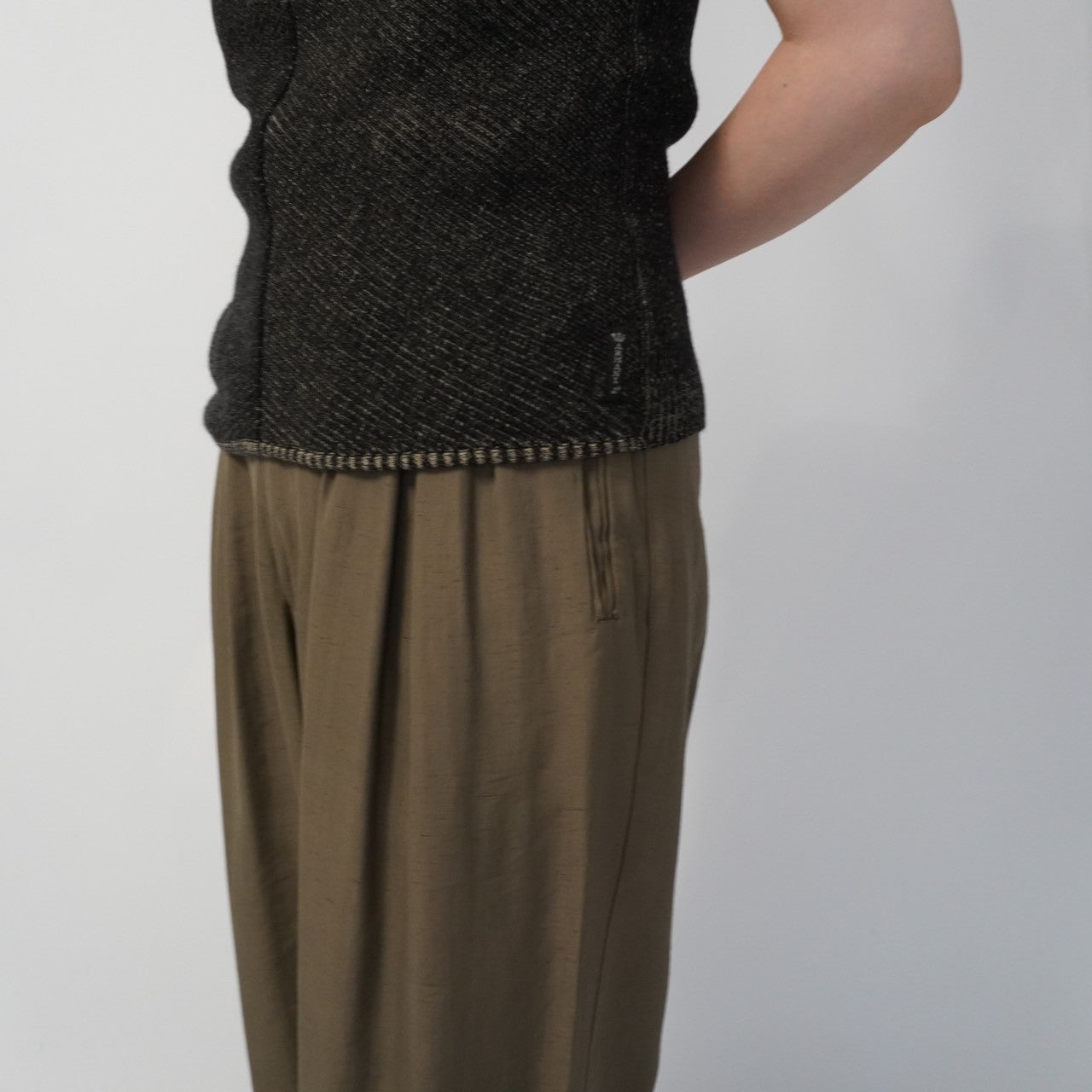 90s "ARMANI J" Ribbed Top