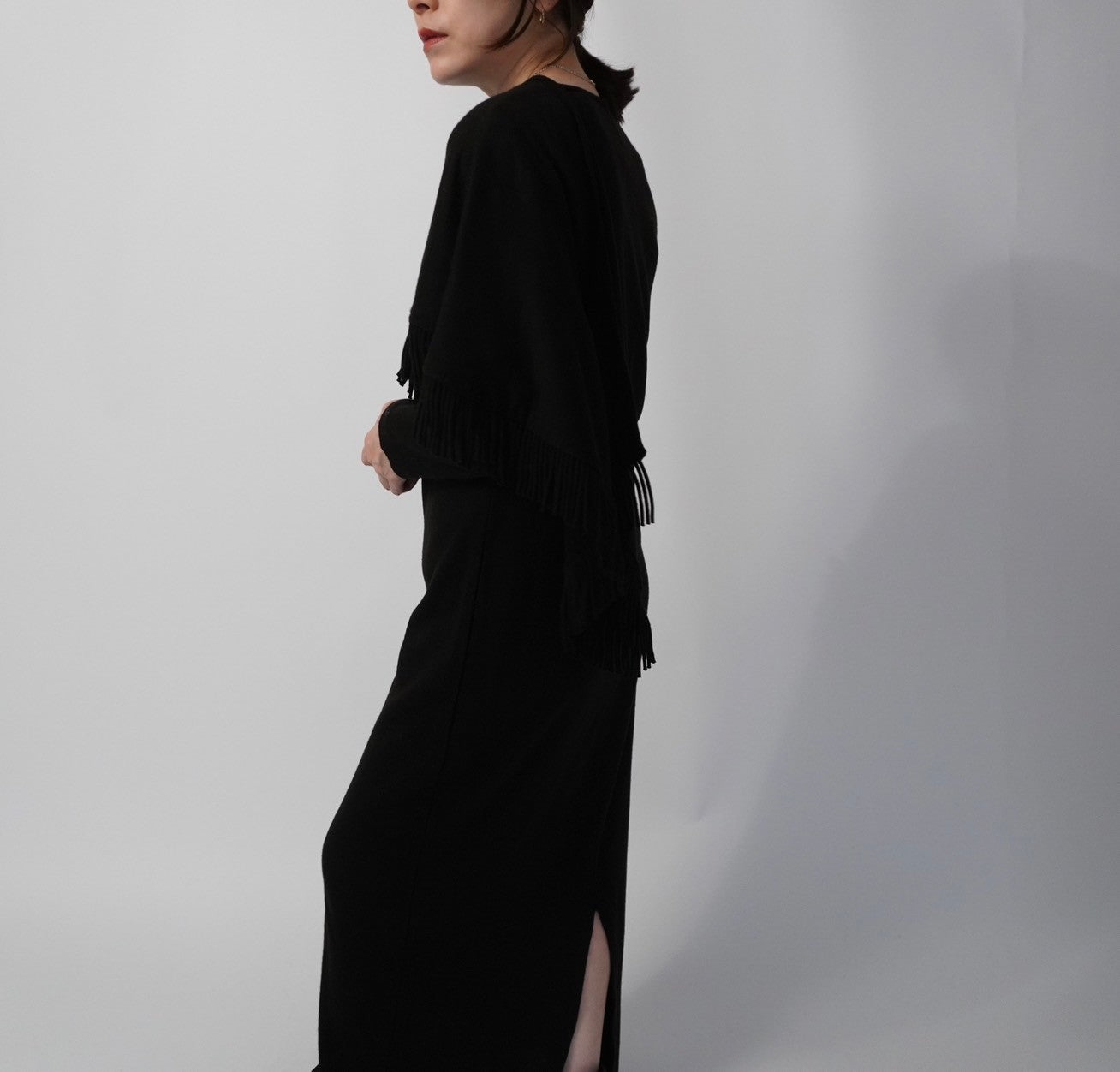 90s Fringe Design Dress