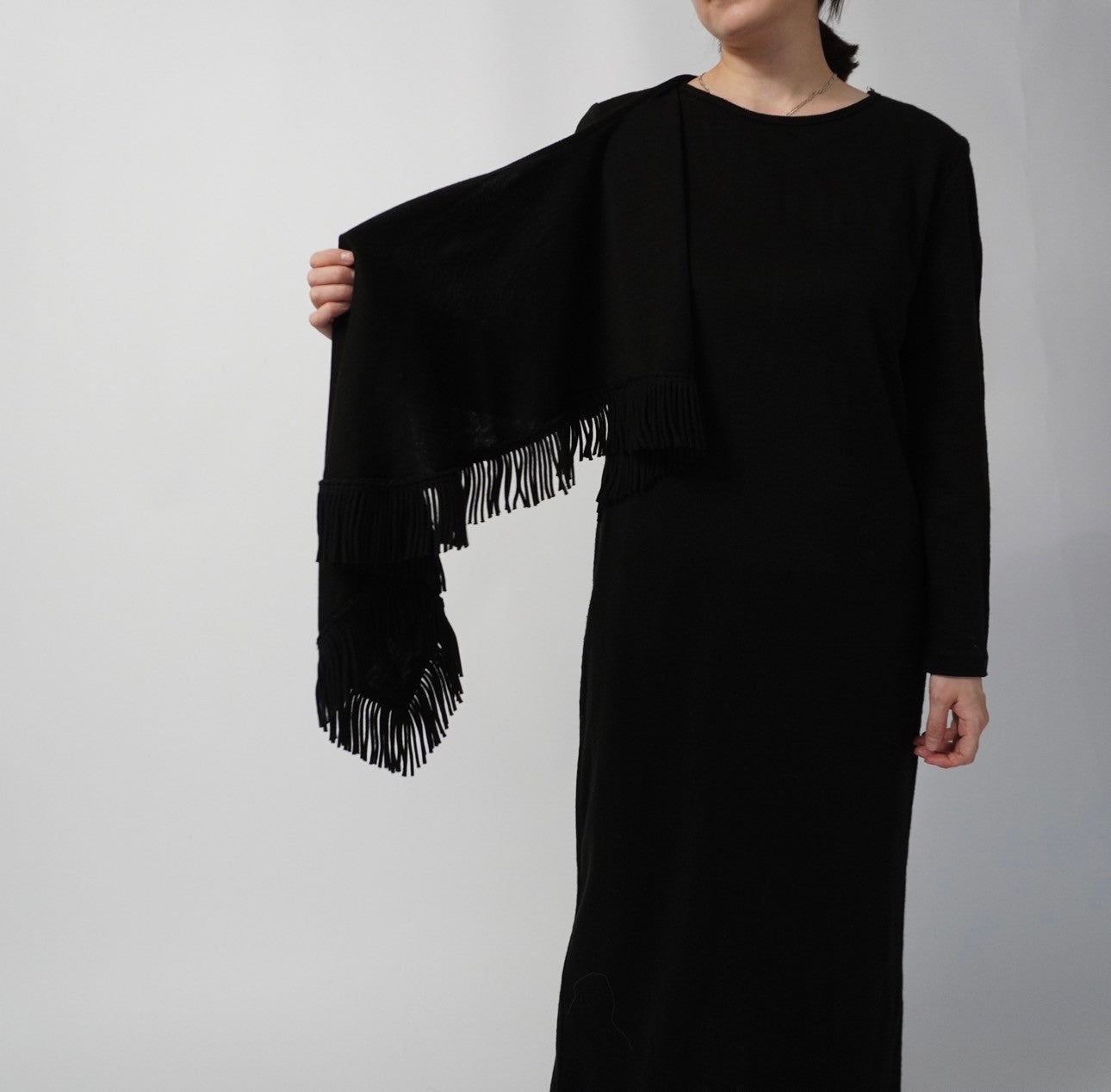90s Fringe Design Dress