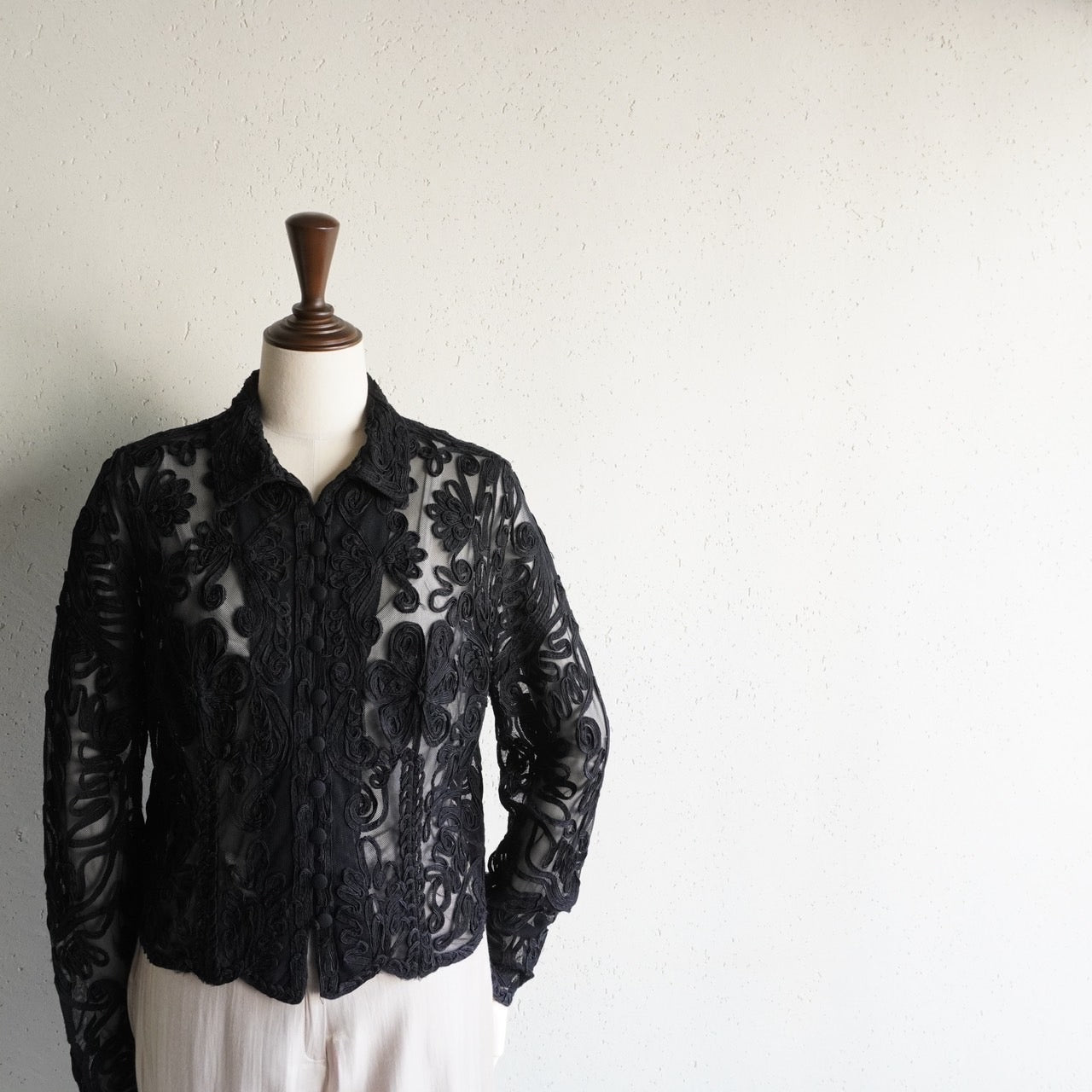 Lace Design Shirt,Jacket