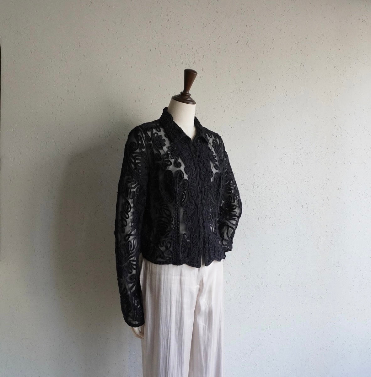 Lace Design Shirt,Jacket