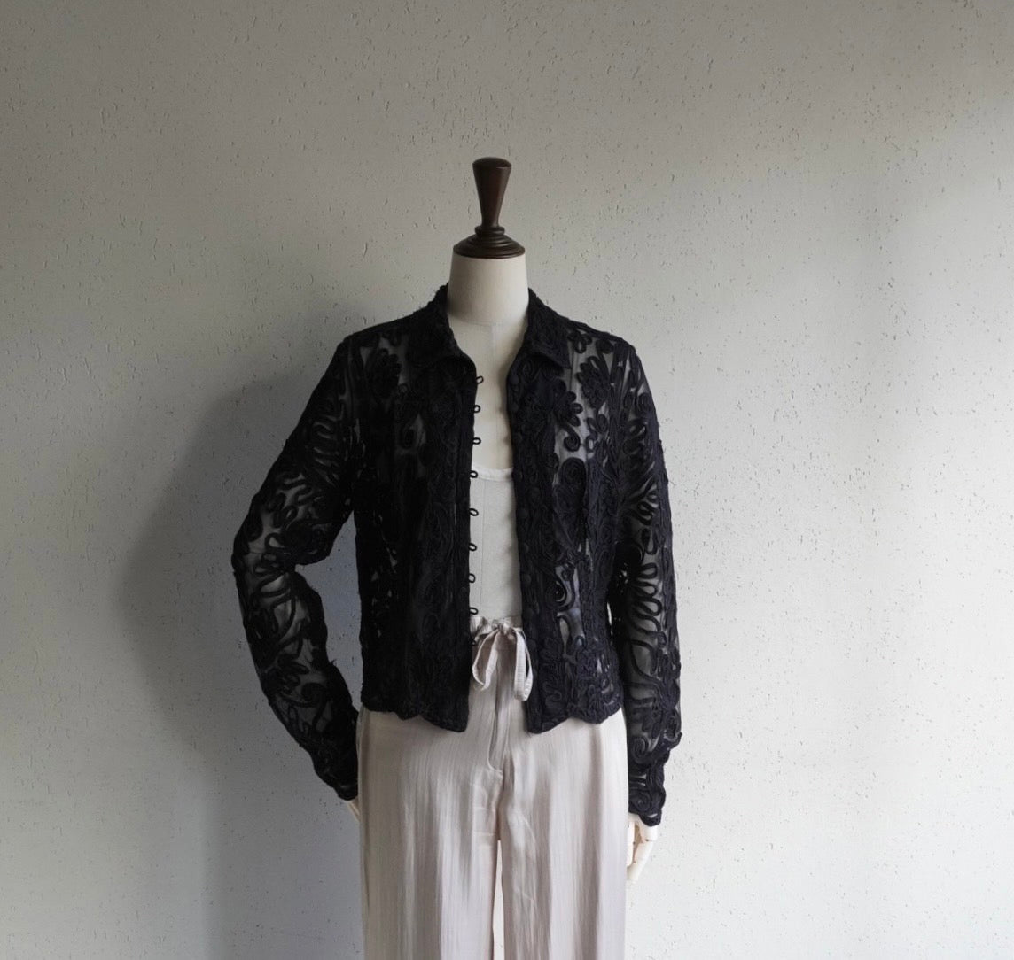 Lace Design Shirt,Jacket