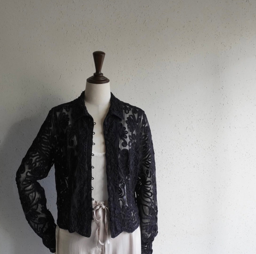 Lace Design Shirt,Jacket